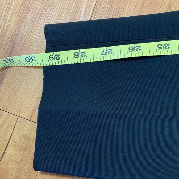 Prada Navy High Rise Straight Leg Trouser Pants - Picture 14 of 16